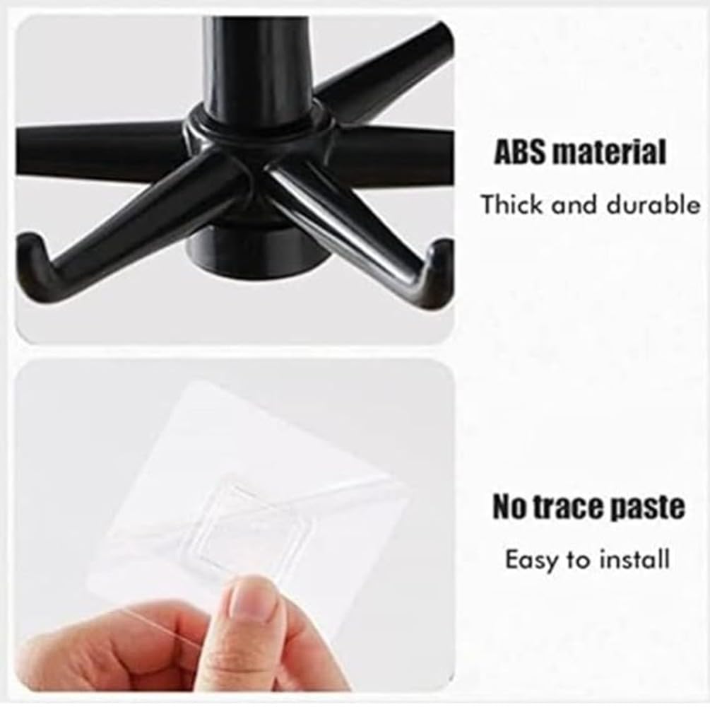 360 Rotating wall Hook Self-Adhesive