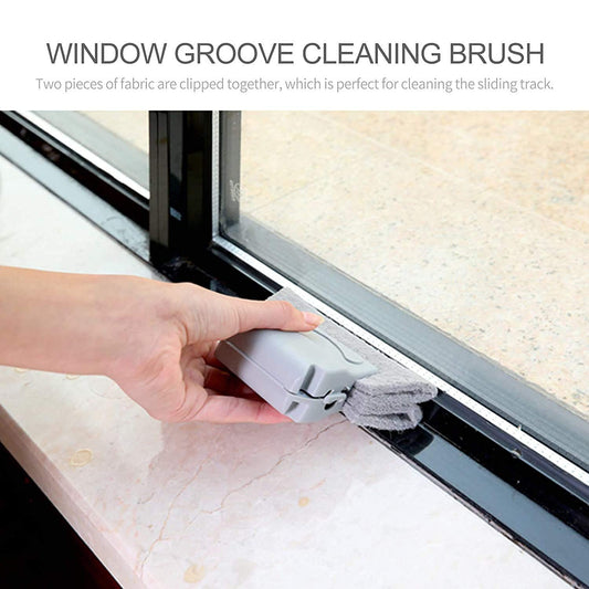 Window Groove Cleaning Brush Pack of 2