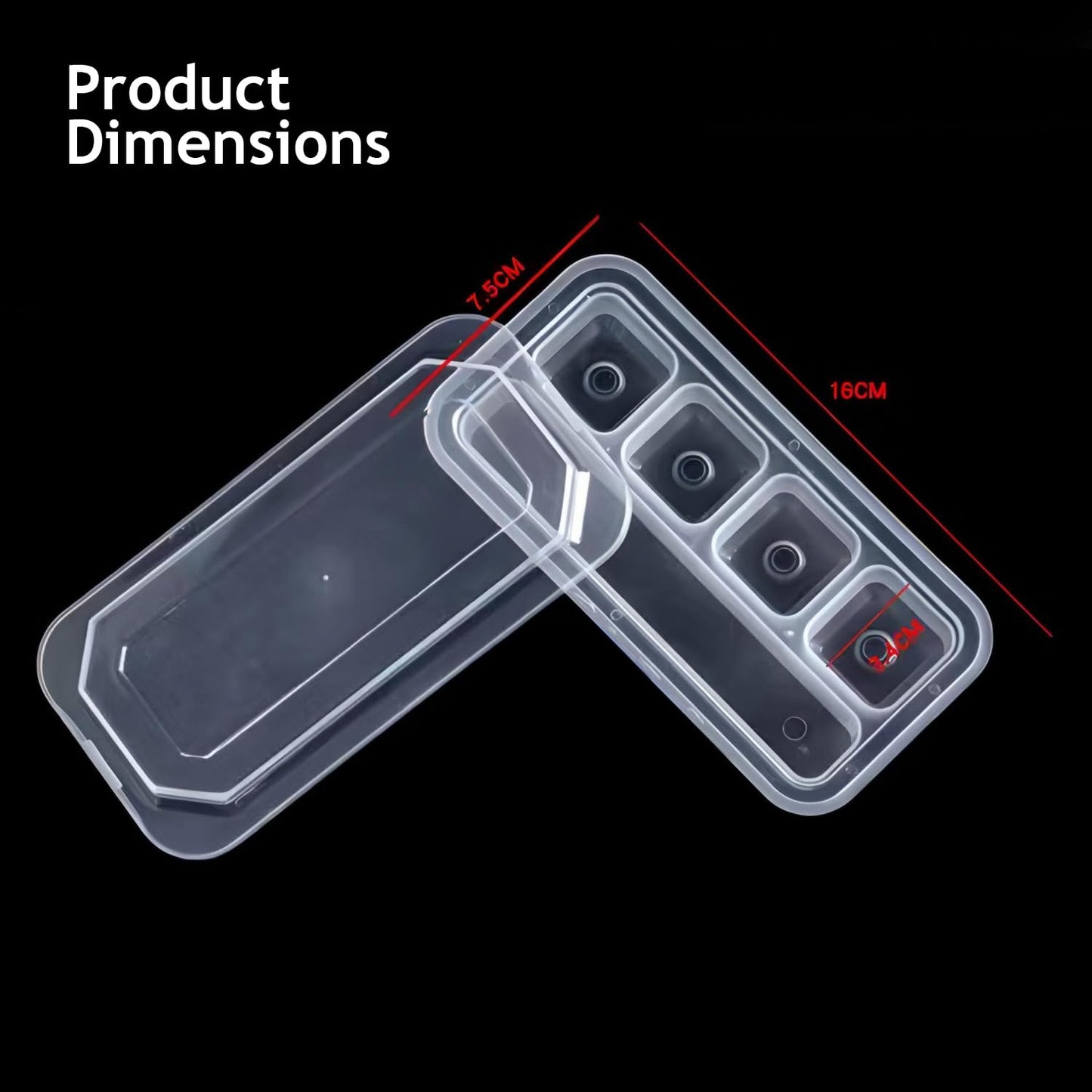 Stainless Steel Reusable Ice Cubes with Tongs – Set of 4