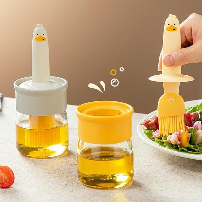 Oil Bottle set with brush